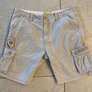 Casual Cargo Shorts 0 Cotton Belted Zip 